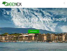 Tablet Screenshot of greenexenergy.com